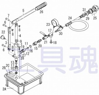 栗本商事 逆流防止器点按用差圧計 テストキットTK-9A