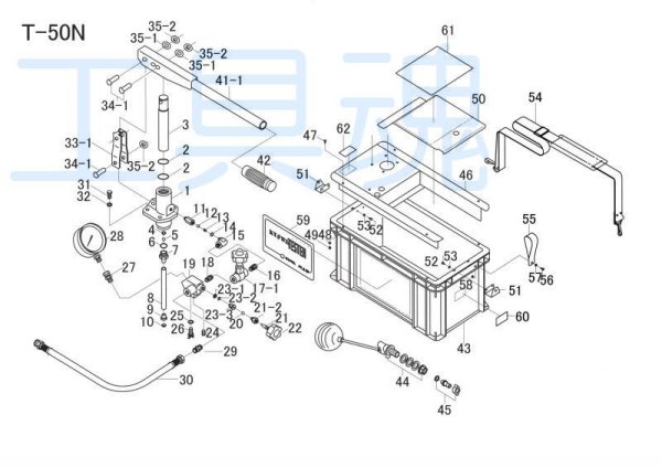 画像1: キョーワテスターT-50N用補修部品 (1)