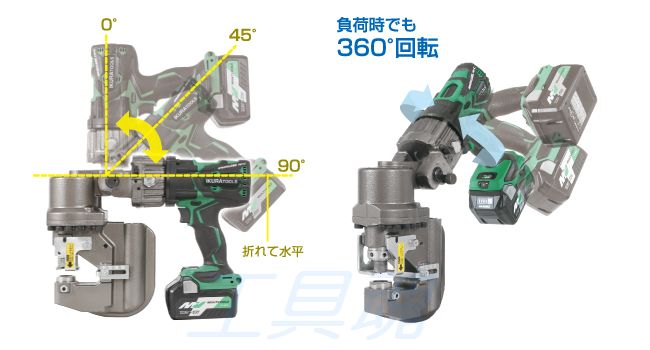 育良精機 コードレスバリアフリーパンチャー ISK-BP20LF