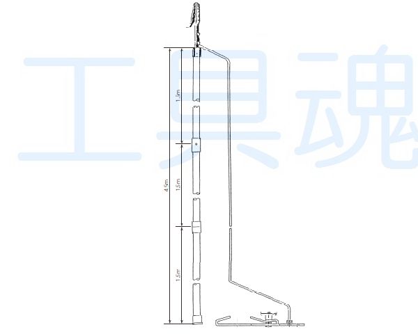 長谷川電機鉄道用アースフック【受注生産・納期6ヶ月】