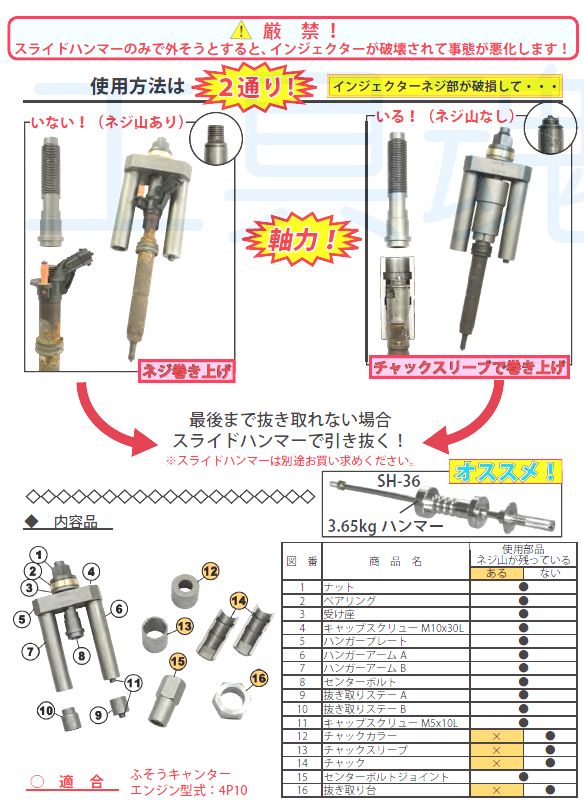 HASCO ハスコー インジェクタープーラーIG-516